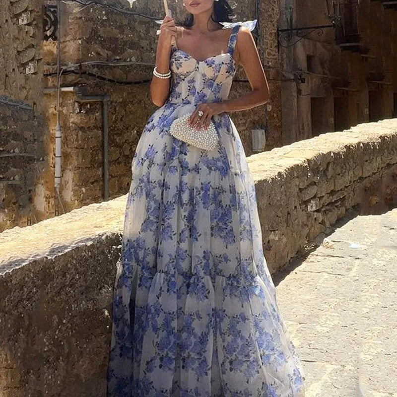 Danika | Elegantes Langes Kleid mit Spitze