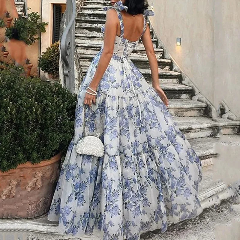 Danika | Elegantes Langes Kleid mit Spitze