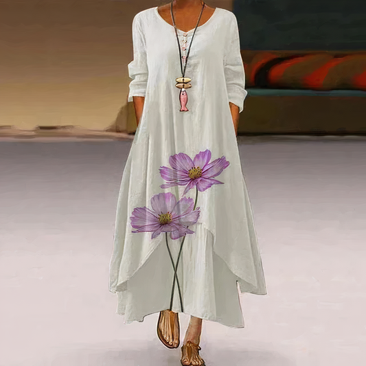 Kylie | Elegantes Damen-Sommerkleid aus Baumwolle