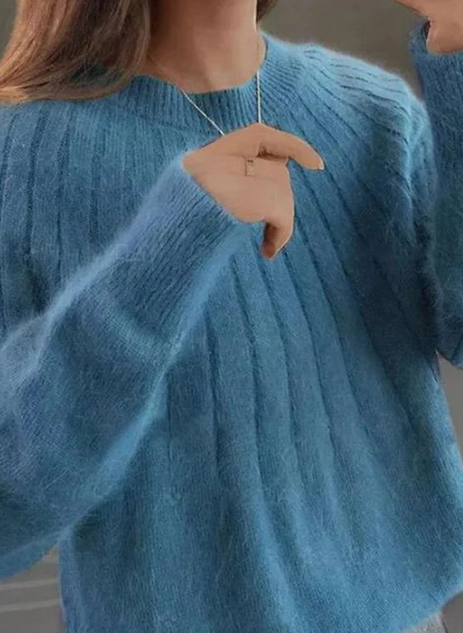 Dollie - Flauschiger Kaschmir-Strickpullover