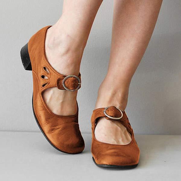 Belinda | Vintage orthopädische Schuhe mit runder Zehe