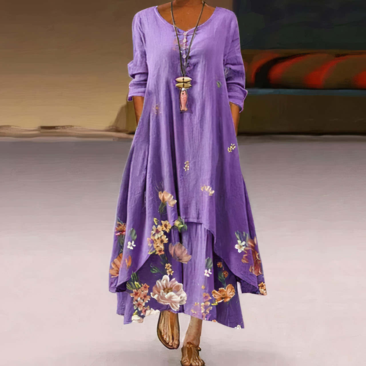 Kylie | Elegantes Damen-Sommerkleid aus Baumwolle