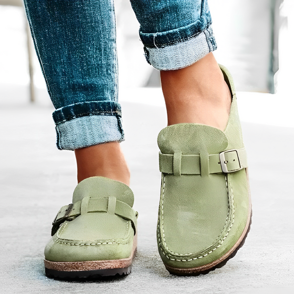 Odelia | Mokassin-Sandalen aus Wildleder