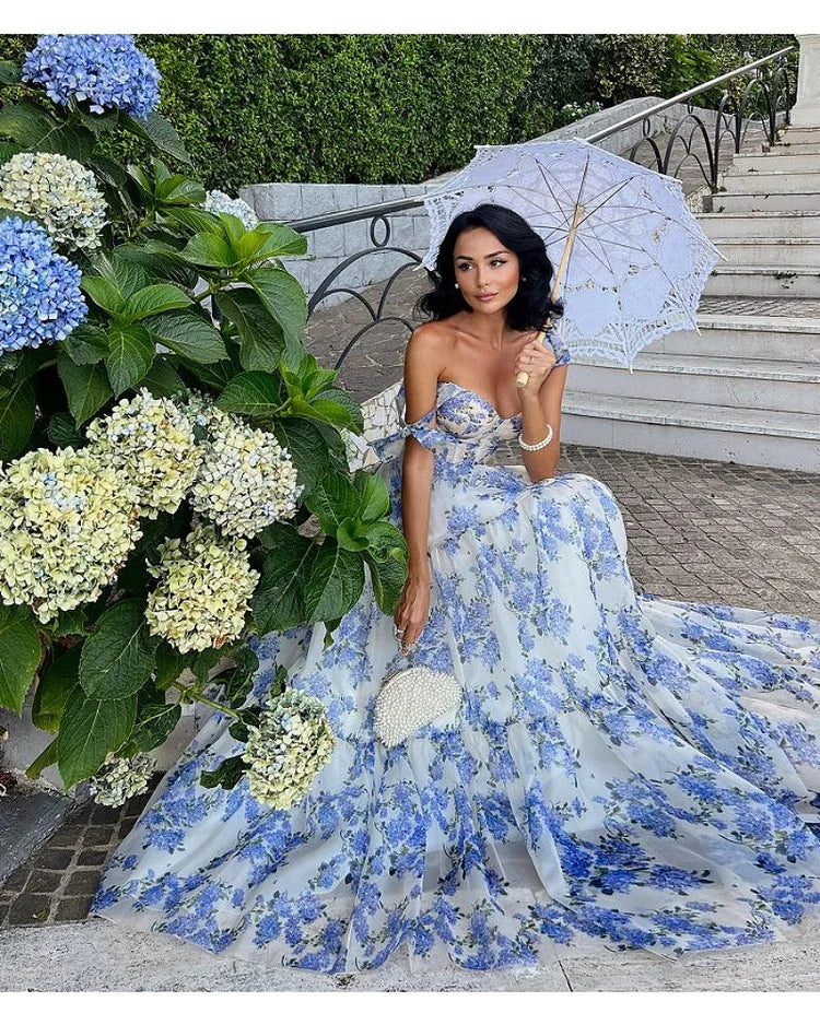 Danika | Elegantes Langes Kleid mit Spitze