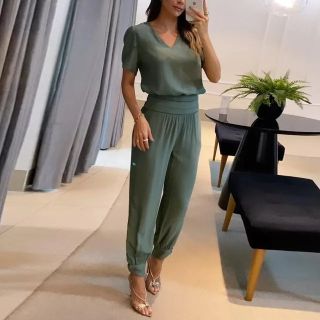 Precious | Stilvolles Set aus Oberteil und Hose
