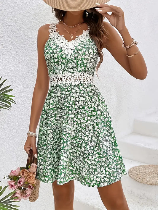 Raelynn | Slip-Kleid mit Blumenmuster