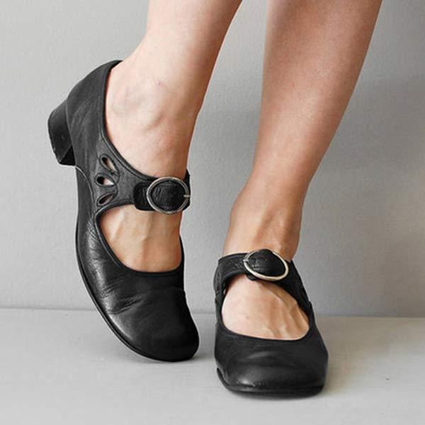 Belinda | Vintage orthopädische Schuhe mit runder Zehe