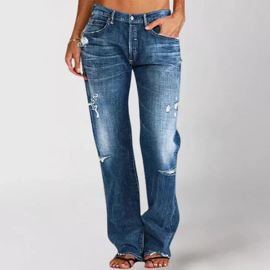 Diana - Lockere Weit Geschnittene Jeans Für Damen