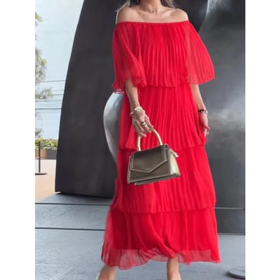 Delilah | Chiffon Cake Maxikleid