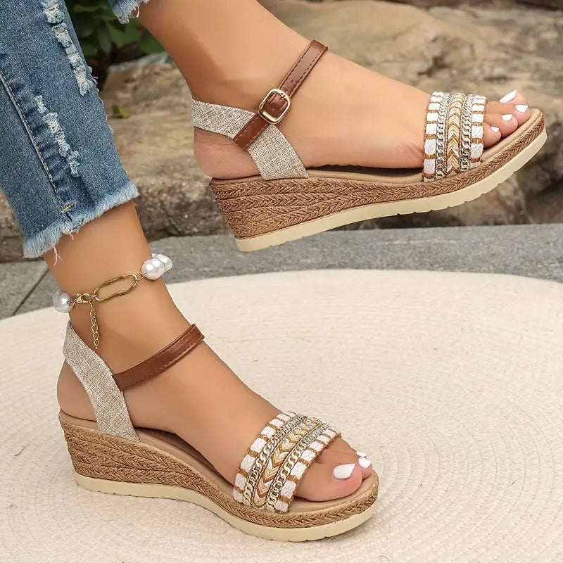 Emily | Freizeit-Keilsandalen für Frauen