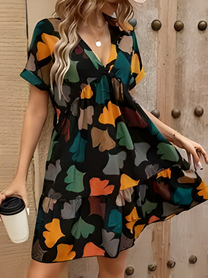 Cecilia | Summer Breeze Damen V-Ausschnitt Kleid