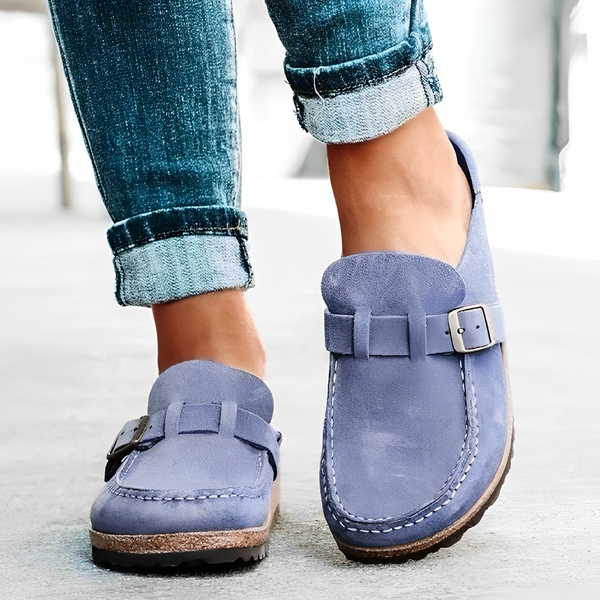 Odelia | Mokassin-Sandalen aus Wildleder