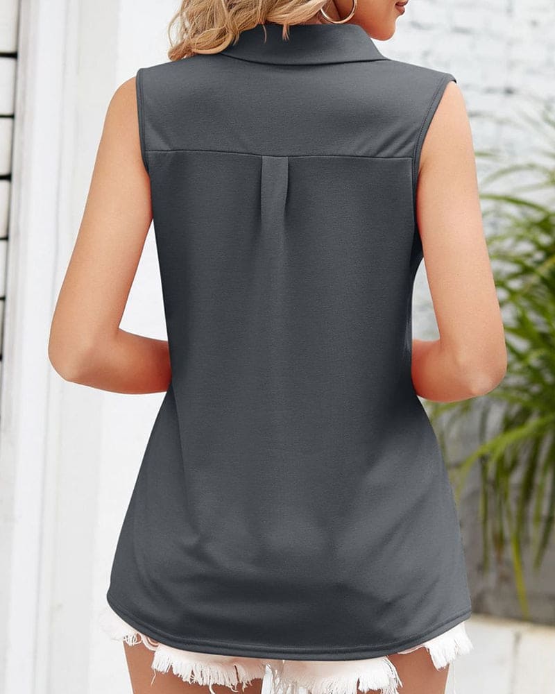 Kylie | Leichte ärmellose Bluse