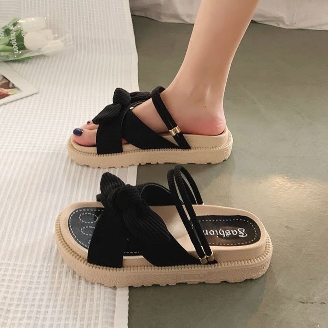 Kassandra | Fee Stil Schleife Plattform Sandalen
