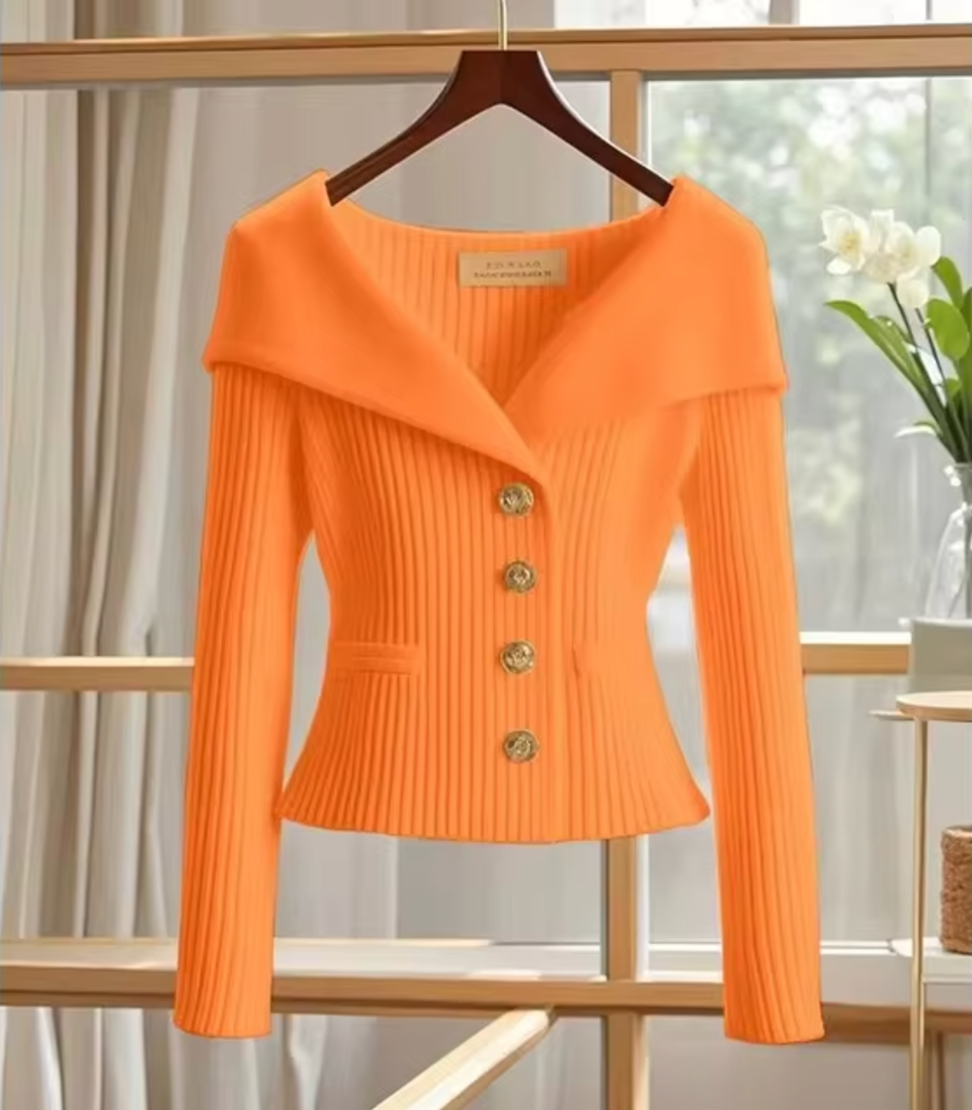 Haven – Gestrickte kurze Strickjacke