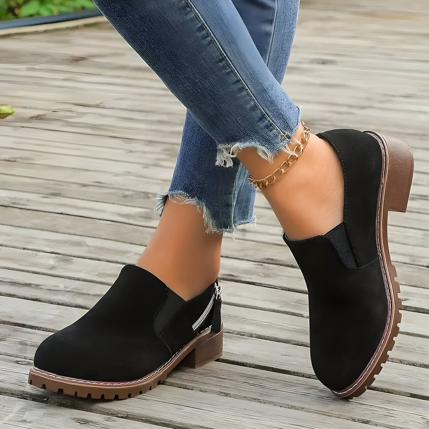 Danna | Damen Slip-On Flats - Bequemer niedriger Absatz