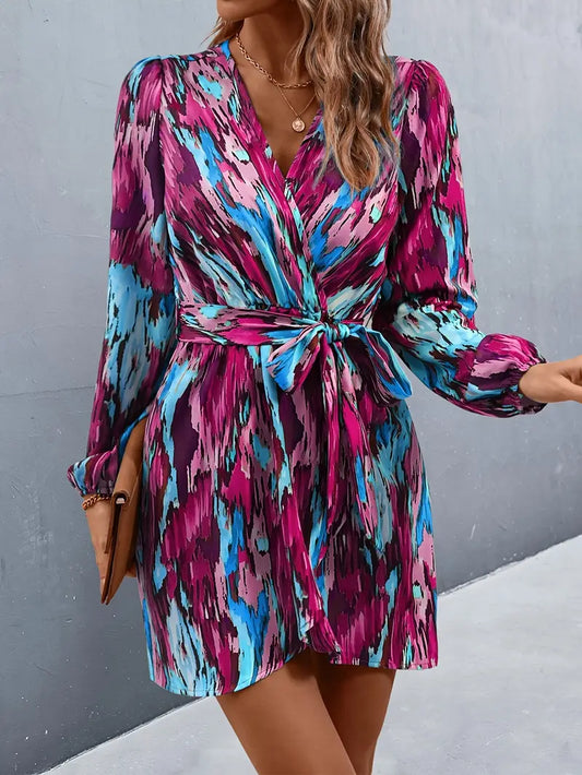 Valeria | Elegantes Bedrucktes Tunika-Kleid