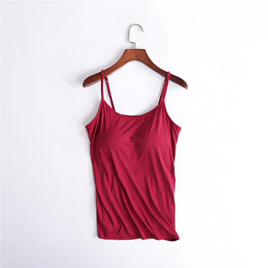 Lillian - Elegantes Top Mit Integriertem Bh