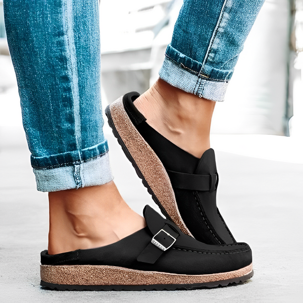 Odelia | Mokassin-Sandalen aus Wildleder