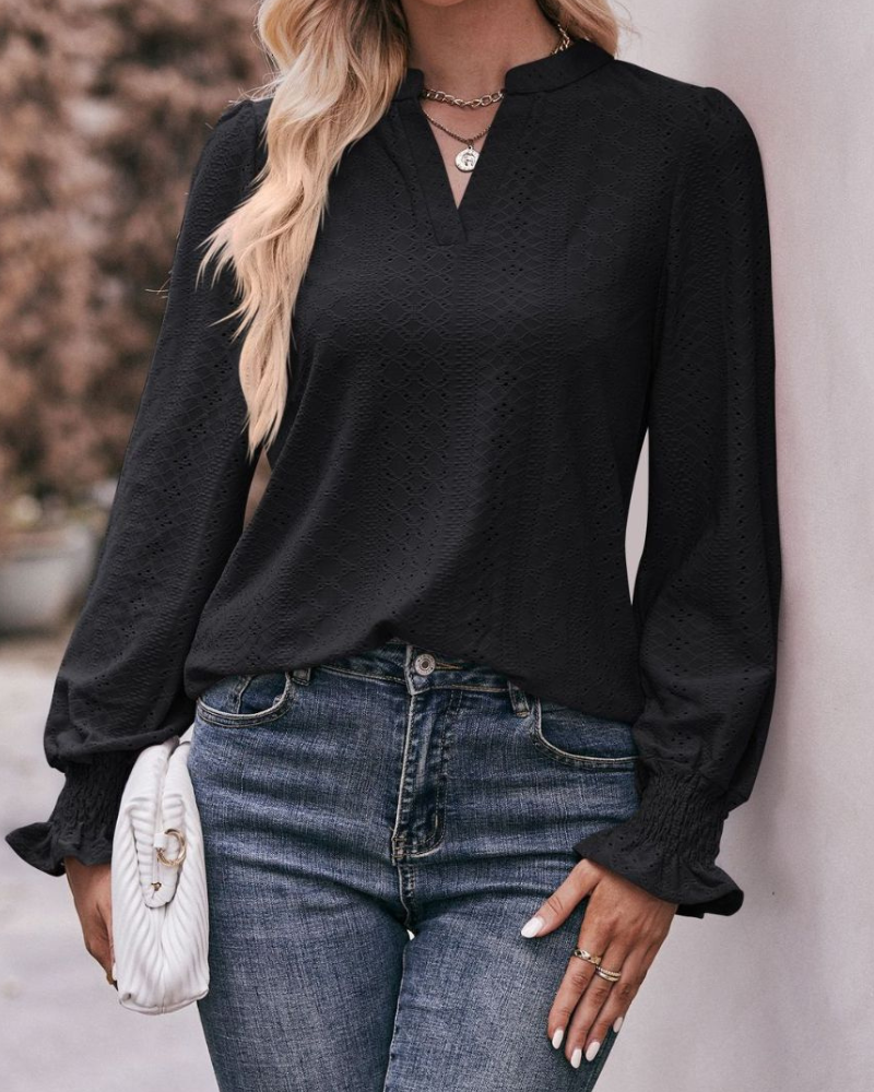 Melody - Lässige Langarmbluse für Damen