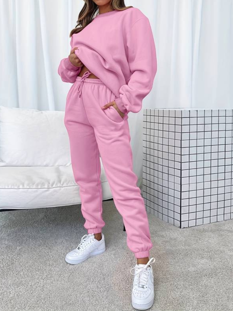 Analyn - Lässiges Jogging-Set mit Sweatshirt und Joggerhose