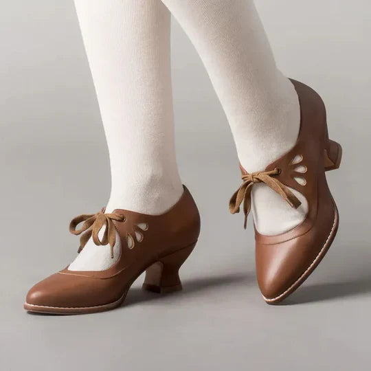 Joanie - Bequeme Orthopädische Vintage-Schuhe