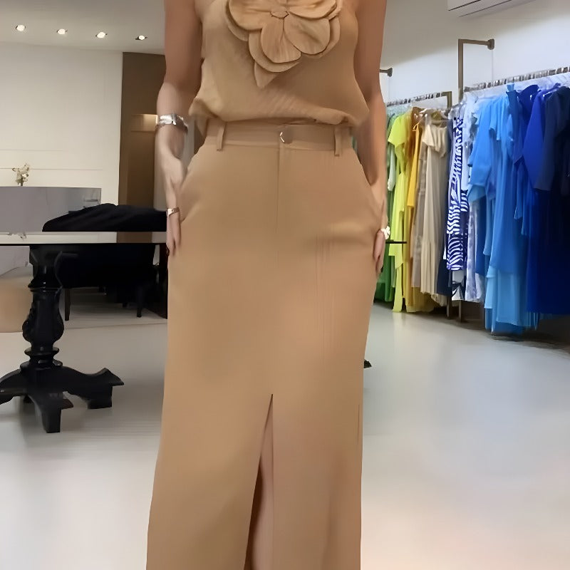 Cherish | Zweiteiliges Damen-Sommer-Set mit quadratischem Ausschnitt