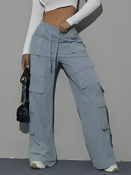 Ira | Solide Hose mit weitem Bein und Kordelzug