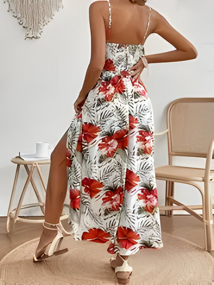 Margaret | Elegantes ärmelloses geteiltes Kleid für Frauen