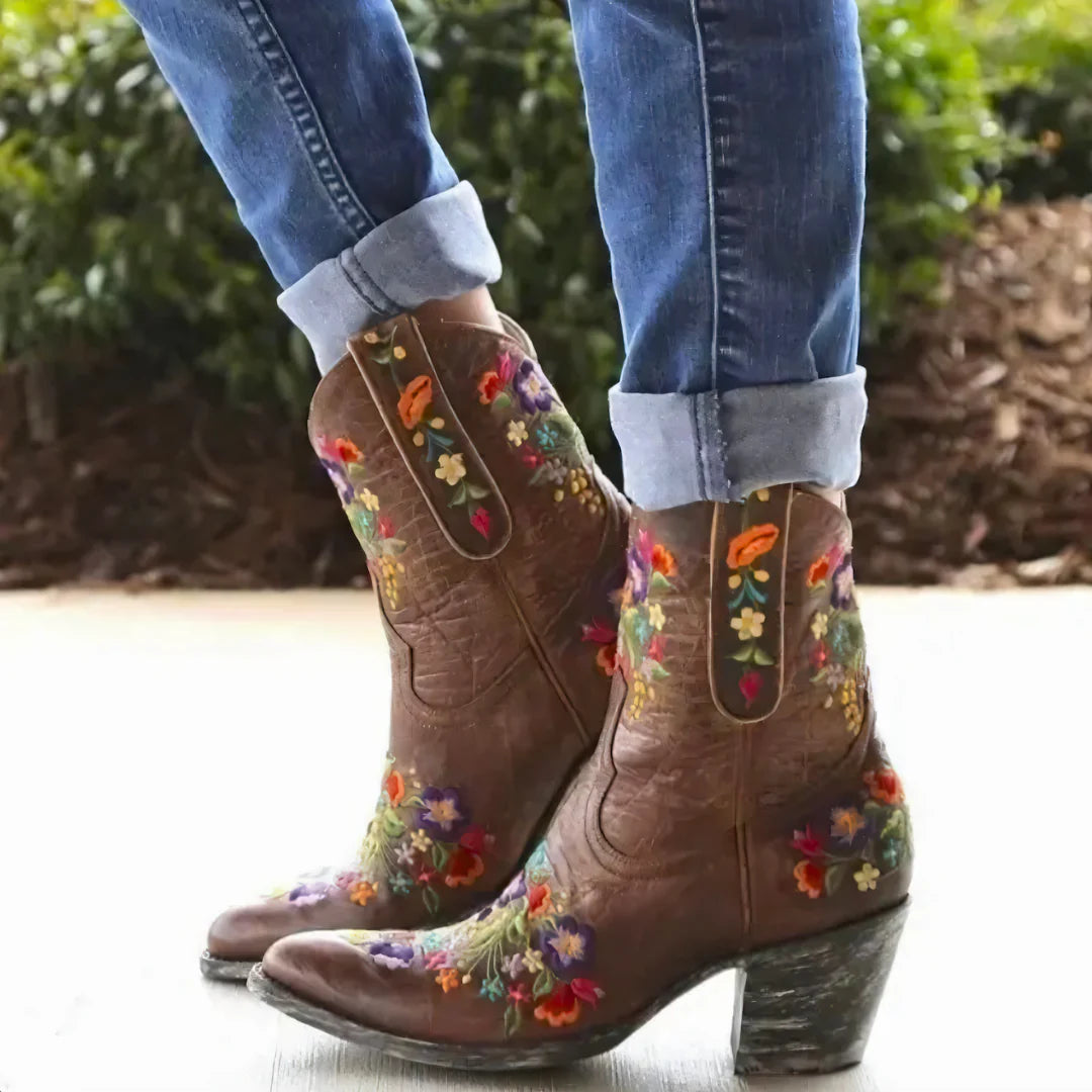 Diana | Wetterfeste Cowgirl Vintage Stiefel