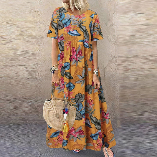 Bonnie - Florales Maxikleid für Frauen