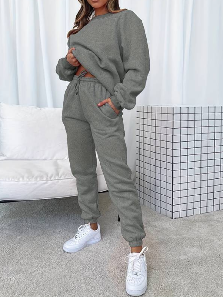 Analyn - Lässiges Jogging-Set mit Sweatshirt und Joggerhose