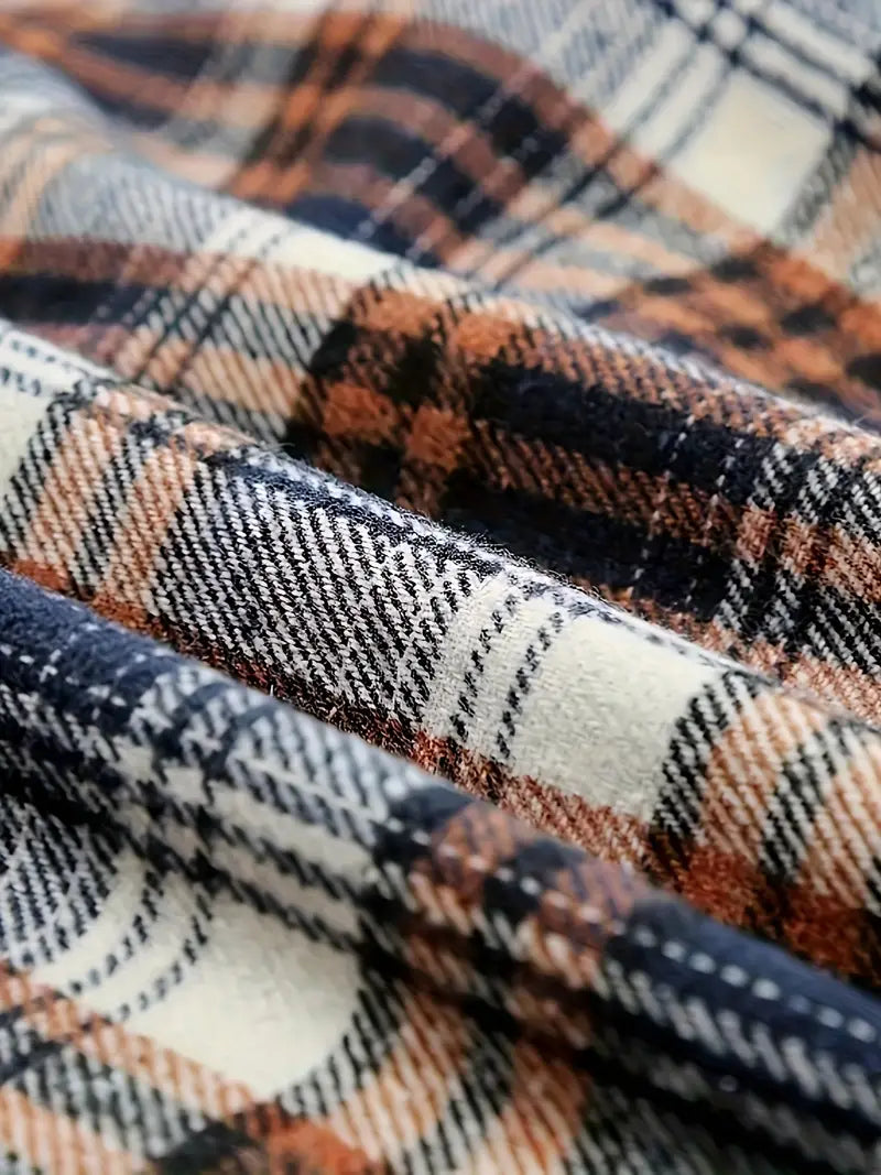 Emma | Karierter Reißverschluss-Jacke