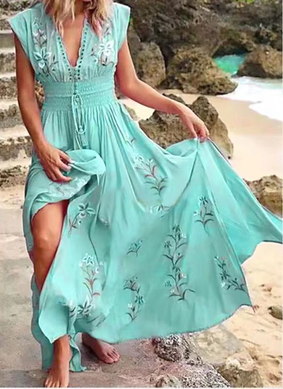 Dana | Bohème Strandkleid