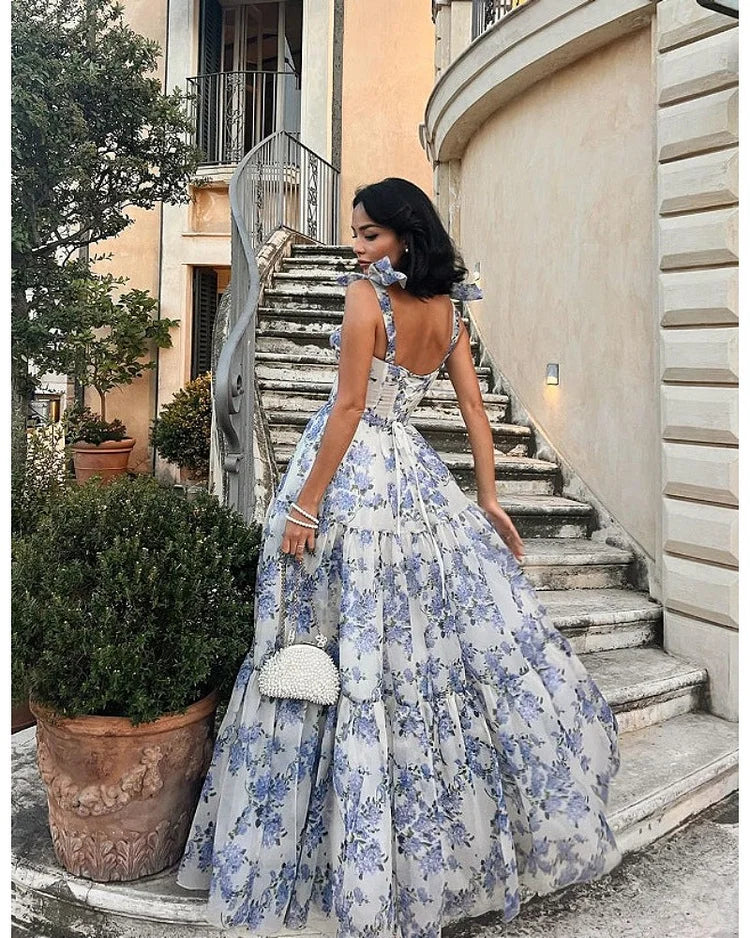 Danika | Elegantes Langes Kleid mit Spitze