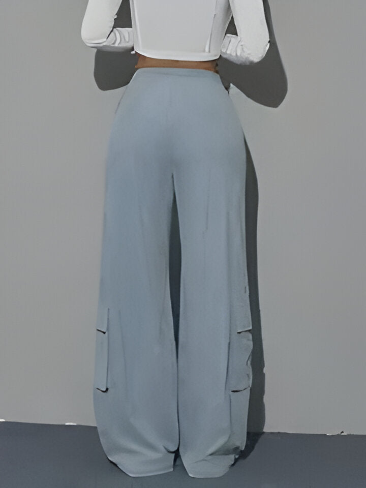 Ira | Solide Hose mit weitem Bein und Kordelzug