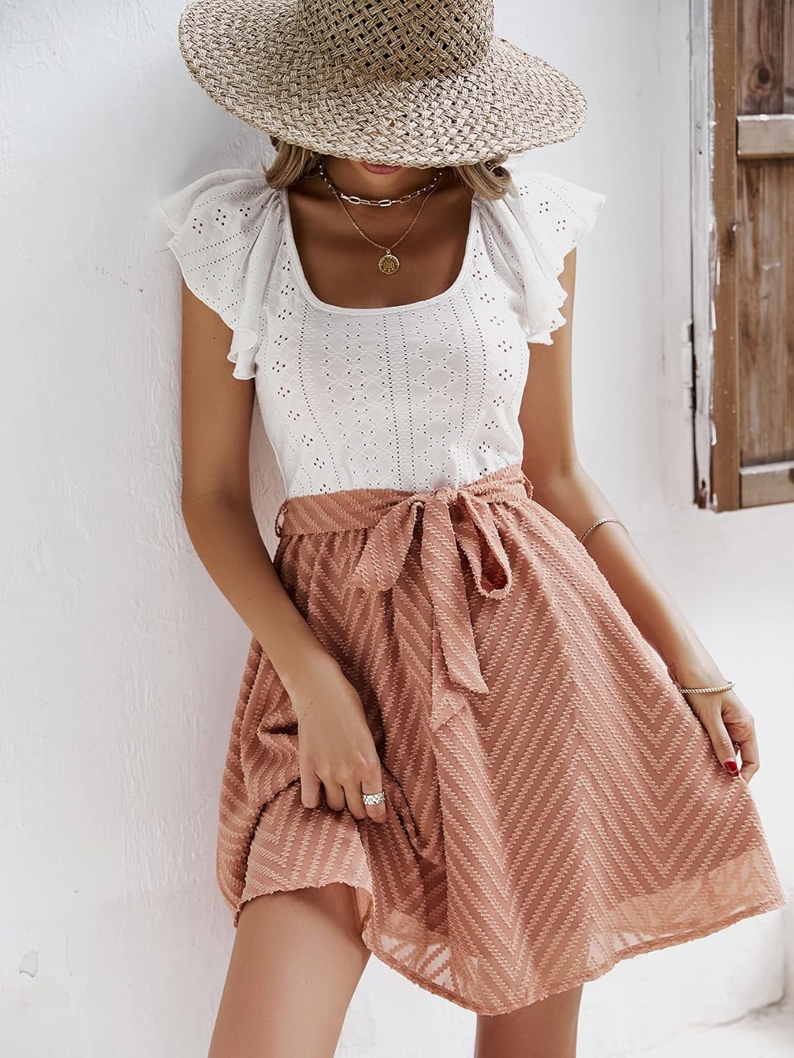 Felicidad - Sommerkleid mit Spitzenärmeln