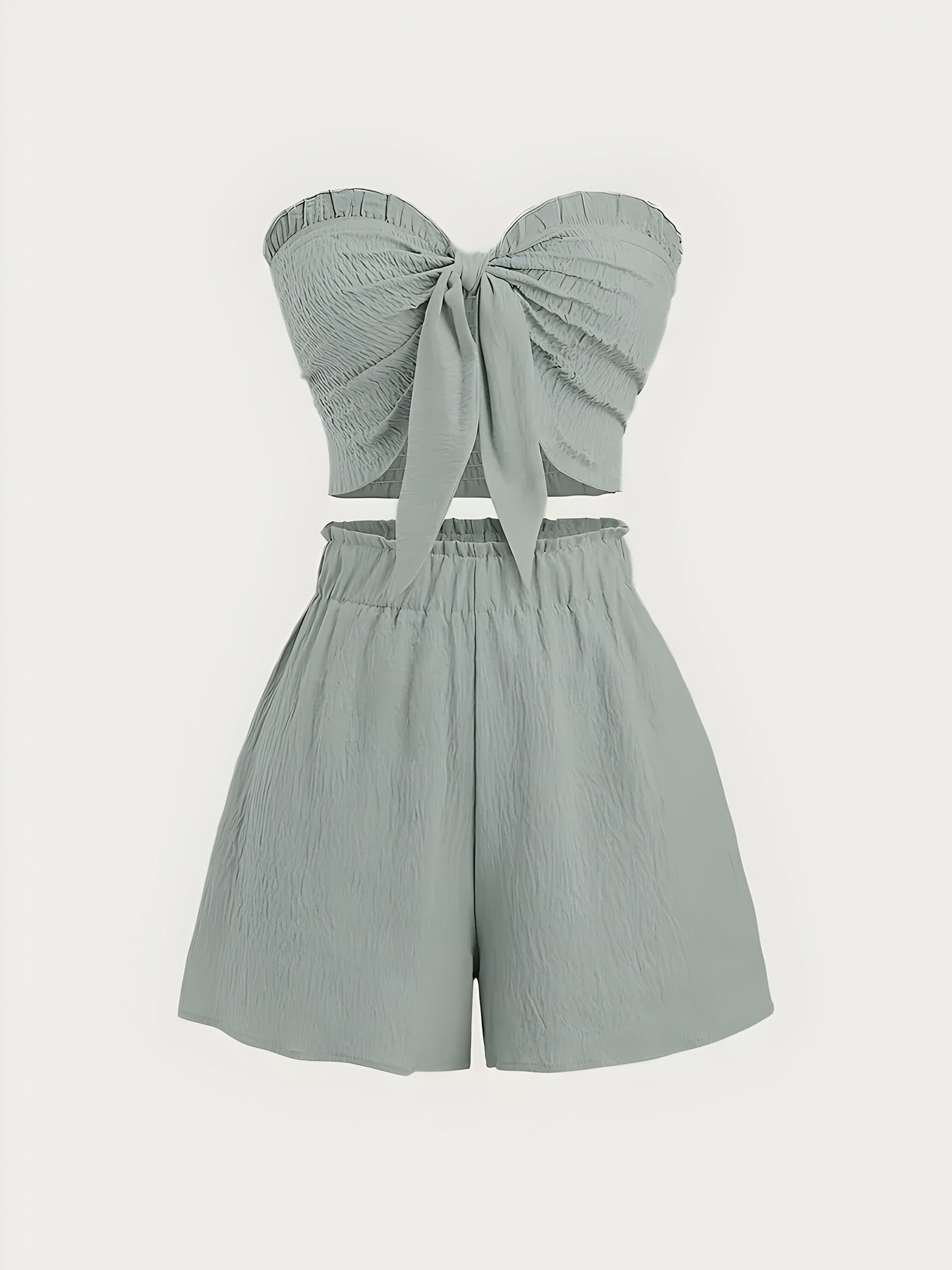 Sophie | Romantisches Date am Meer Top + Shorts Slim Fit