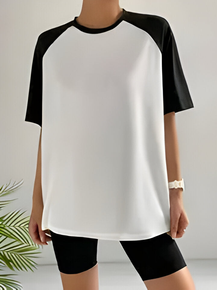 Karylle | Sportliches Hemd für Frauen mit loser Passform und Farbblock