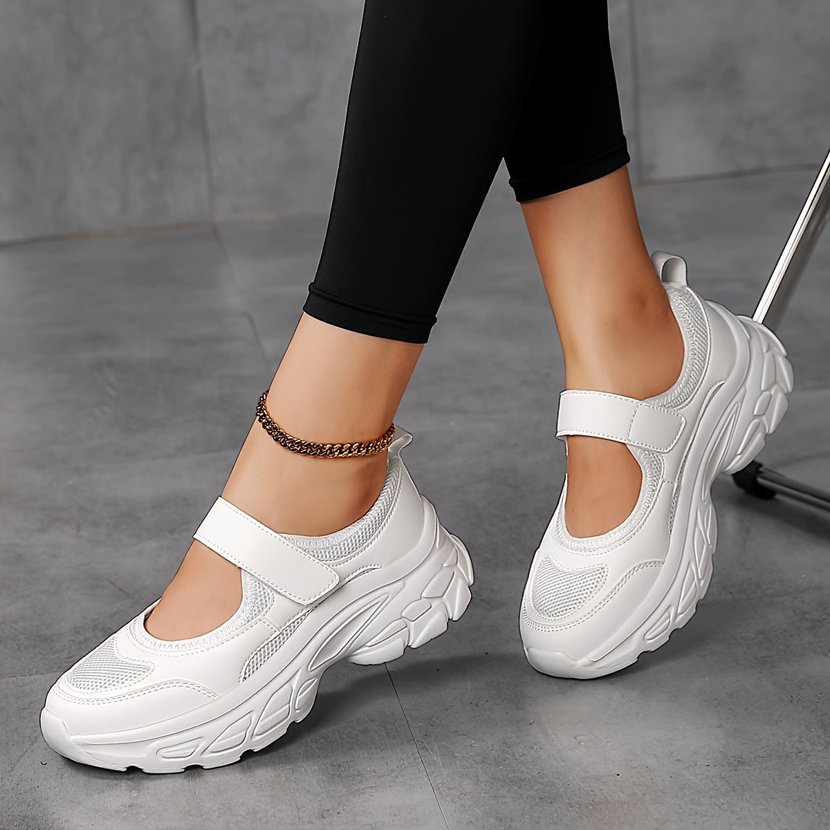 Jean - Weiße Flexi Comfort Sandale