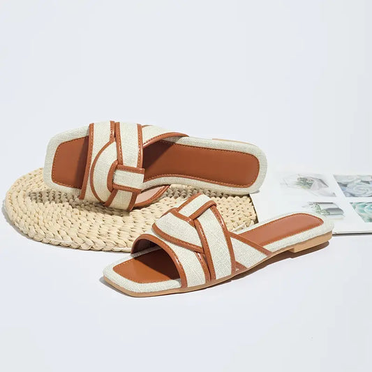 Jessica | Modische flache Sandalen für Frauen