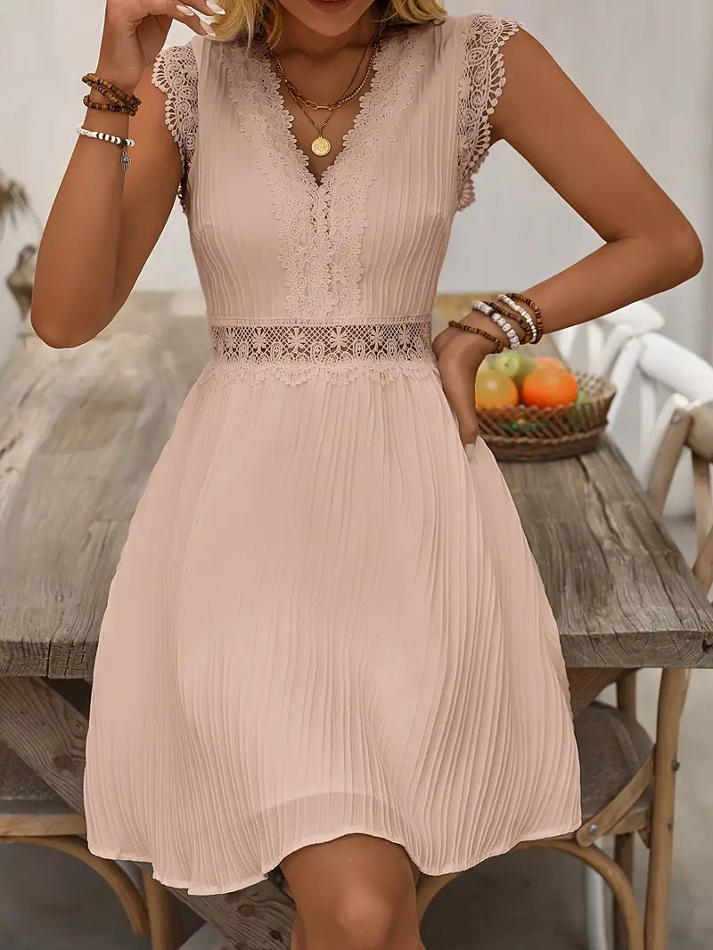 Florence | Women's Summer V-Neck A-Line Dress