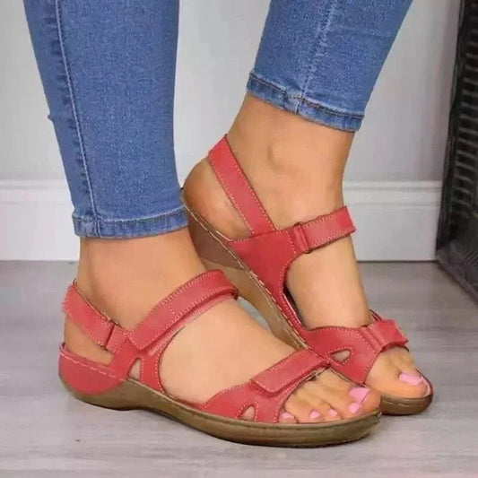 Madison | Ergonomische Damensandalen mit Klettverschluss