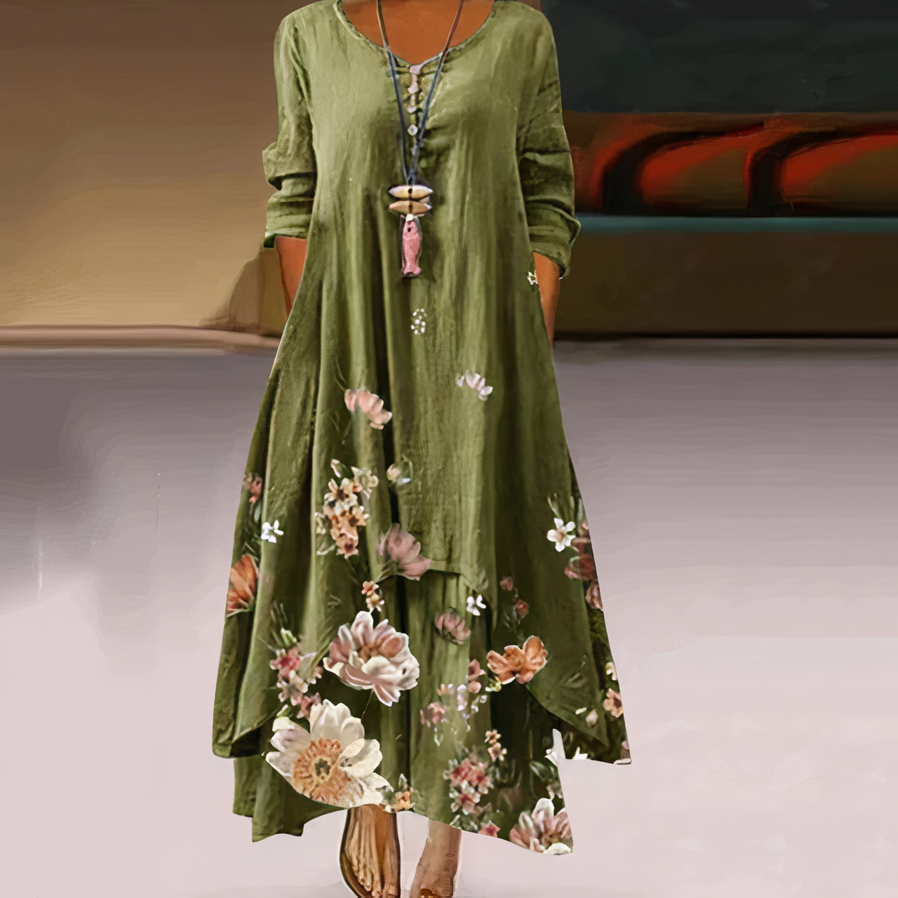 Kylie | Elegantes Damen-Sommerkleid aus Baumwolle