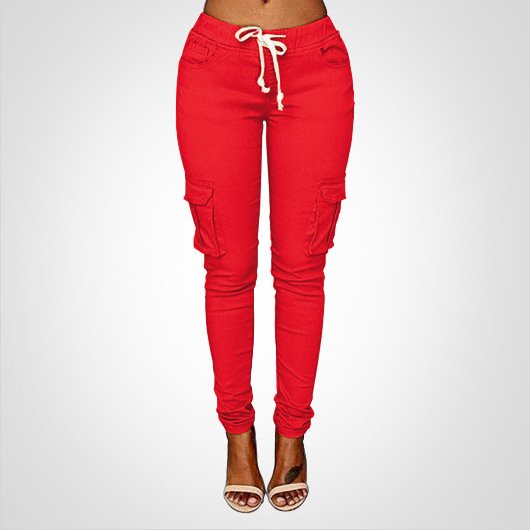 Lottie -  Angepasste Cargohose mit Kordelzug