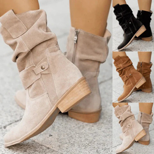 Jacinta | Hochhackige Stiefel mit Riemen
