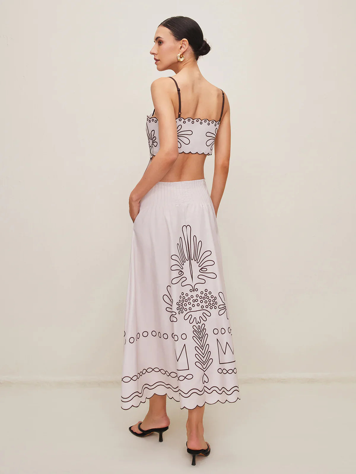 Darla | Elegantes langes Kleid mit Trägern