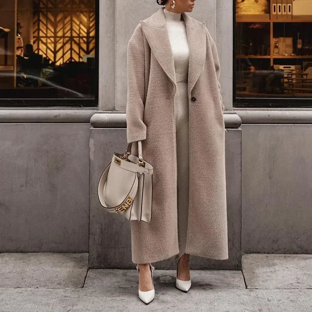 Kaitlin - Eleganter und vielseitiger langer Oversize-Trenchcoat
