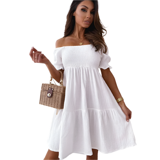 Ciara | Off-the-Shoulder Sommerkleid für Frauen