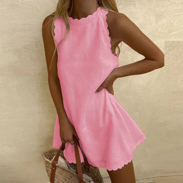 Melanie - Schickes und stilvolles ärmelloses Kleid für Frauen
